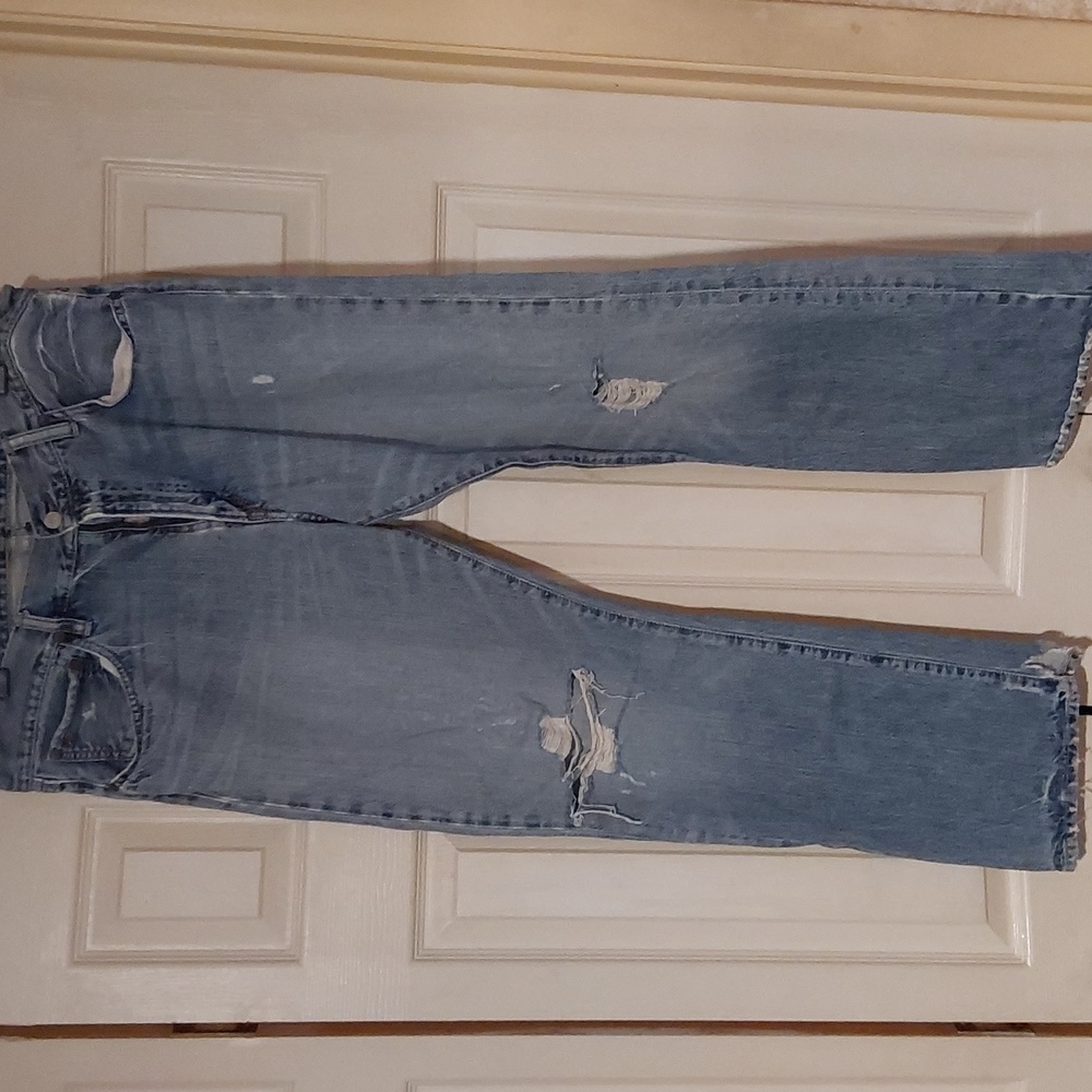 CLASSIC 867 POLO RALPH LAUREN RIPPED N STYLED JEANS SIZE 36 X 30